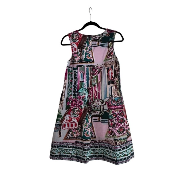 Anthropologie Amelia Chic City Penthouse Print Shift Dress Boho Preppy Sz S/m - Picture 5 of 5